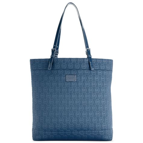 michael kors neoprene tote blue